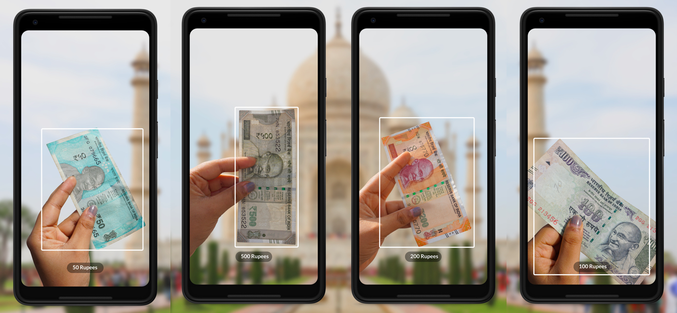 KITNA app recognizes Indian currencies