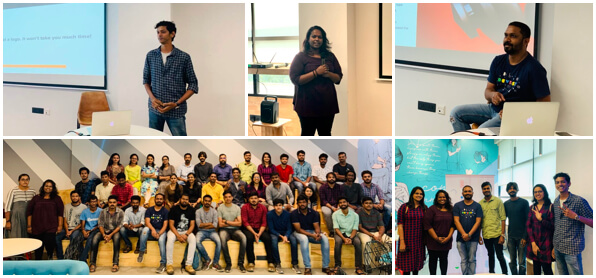 QBurst speakers at GDG Trivandrum meetup